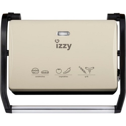 ΣΑΝΤΟΥΙΤΣΙΕΡΑ IZZY SW-123G PANINI CREME (222890) 800W ΓΙΑ 2 ΤΟΣΤ